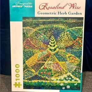 Pomegranate Geometric Herb Garden Puzzle
